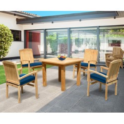 Balmoral 4 Seater Garden Table and Stacking Chairs Set