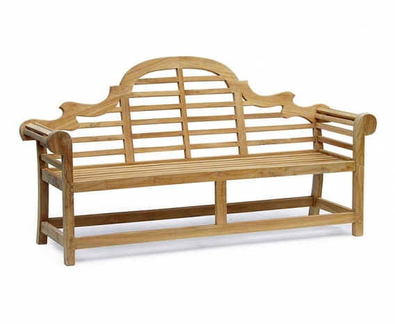 Lutyens Style Bench Teak 1.95m