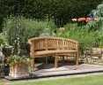 Wimbledon Teak Garden Dining Set – Wide Table