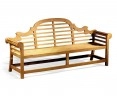 teak lutyens-style bench