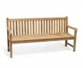 Windsor 4 Seater Teak Garden Bench, 6ft Park Bench – 1.8m