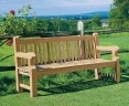 chunky garden bench