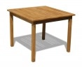 Sandringham Square 0.9m Table & 4 St. Tropez Stacking Chairs Set