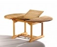 Brompton 1.2 - 1.8m Teak Extendable Table