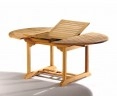 Brompton Bijou Extending 1.2 - 1.8m Table & 6 Bali Folding Armchairs