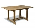 Hilgrove Rectangular 1.5m Table & 6 Clivedon Chairs, Teak Dining Set