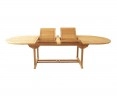 Brompton Extending 2 - 3m Table, Double Leaf, Teak