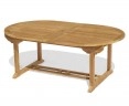 double leaf extendable outdoor table