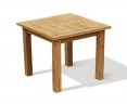 Balmoral Teak Chunky Square Garden Table – 0.9m