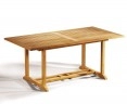 Hilgrove Rectangular 1.8m Table & 8 Windsor Chairs, Teak Dining Set