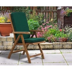 Dorchester Extending 1.8 - 2.4m Table & 8 Bali Garden Recliner Chairs