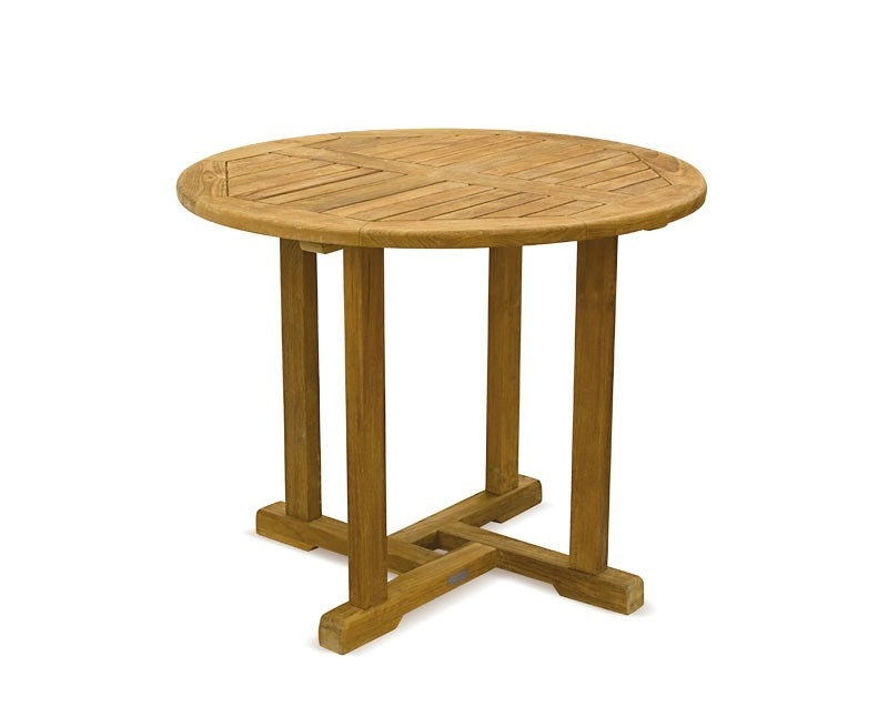 Canfield Teak Round Outdoor Table – 0.9m