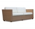 Riviera All-Weather Wicker Rattan Sofa Set, Patio Conversation Set