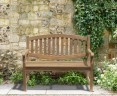 teak outdoor bench