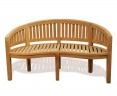 Teak Banana Bench