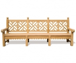 Chiswick Large Chinoiserie Decorative Garden Bench – 2.75m