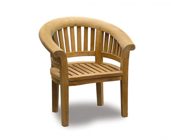 Deluxe Banana Chair, Wooden Garden Tub Chair