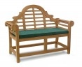 teak lutyens-style bench