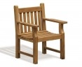 Taverners Teak Wooden Garden Armchair