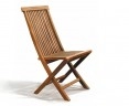 Ashdown High-back Garden Chair, Foldable, Teak