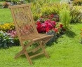 teak foldable garden chair