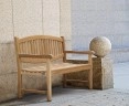 teak garden bench