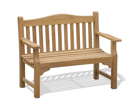 Tribute Garden Memorial Bench Teak 4ft Memorative