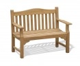 Tribute Garden Memorial Bench, Teak – 1.2m