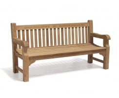 assembled garden bench