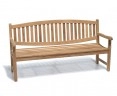 Ascot 4 Seater Teak Garden Bench – 1.8m