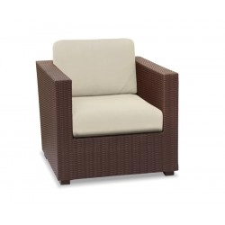 Riviera Outdoor Rattan Armchair, Wicker Sofa Chair