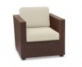 Riviera Outdoor Rattan Armchair, Wicker Sofa Chair