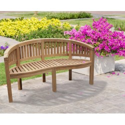 Teak Banana Bench