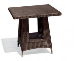 wicker dining table