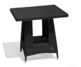 rattan all weather wicker table