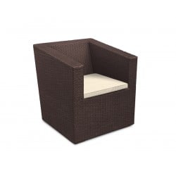 comfortable wicker chair