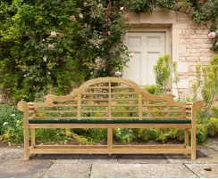 Lutyens-Style Bench, Teak – 2.25m