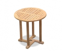 Canfield Teak Round Outdoor Table – 0.75m