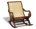 Capri Rattan & Teak Plantation Rocking Chair