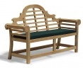 Lutyens-Style Teak 1.65m Bench, Armchairs & Coffee Table Outdoor Set