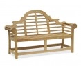 Lutyens-Style Teak 1.65m Bench, Armchairs & Coffee Table Outdoor Set