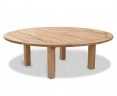 Titan Round Table 2.2m with 10 Contemporary Banana Chairs