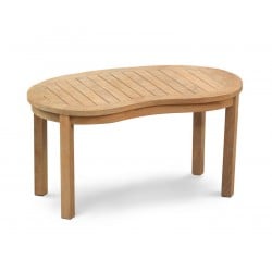 Contemporary Kidney-shaped Table, Outdoor Curved Coffee Table