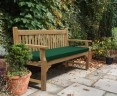 traditional teak garden outdoor bench 1.8m