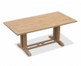 6 Seater Garden Dining Set with Cadogan 1.8m Table and Riviera Armchairs
