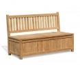 Windsor Wooden Garden Storage Bench – 1.5m