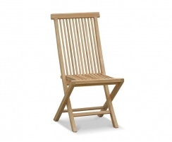Ashdown High-back Garden Chair, Foldable, Teak