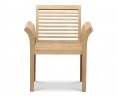 Aero Contemporary Teak Garden Armchair