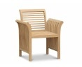 Aero Contemporary Teak Garden Armchair