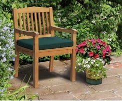 teak garden chair with arms